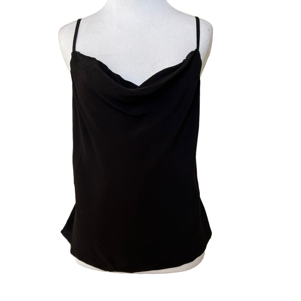 Pure Navy Black camisole tank top size 10 NWOT
